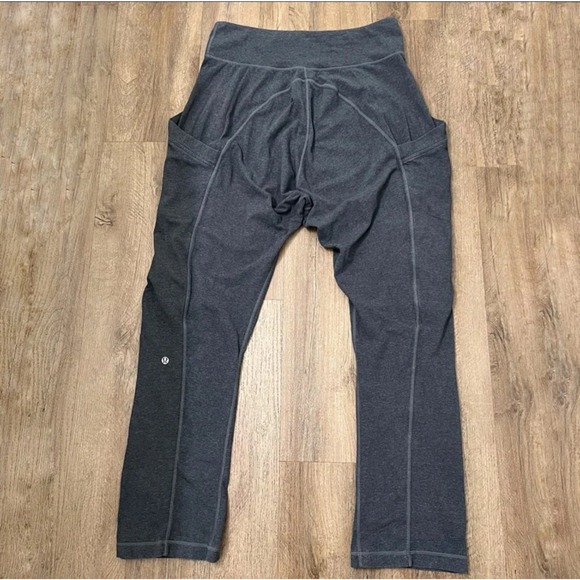 Lululemon Athletica Women's Gray Wunder Train High-Rise Pants Size 6 - Picture 3 of 11